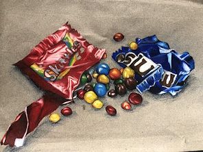 M&M Wrappers, Observational Sketch One