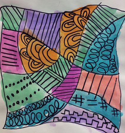 1st Grade Zentangles - Miss Ryan's Art Room